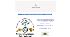 Desktop Screenshot of crescentacademy.org